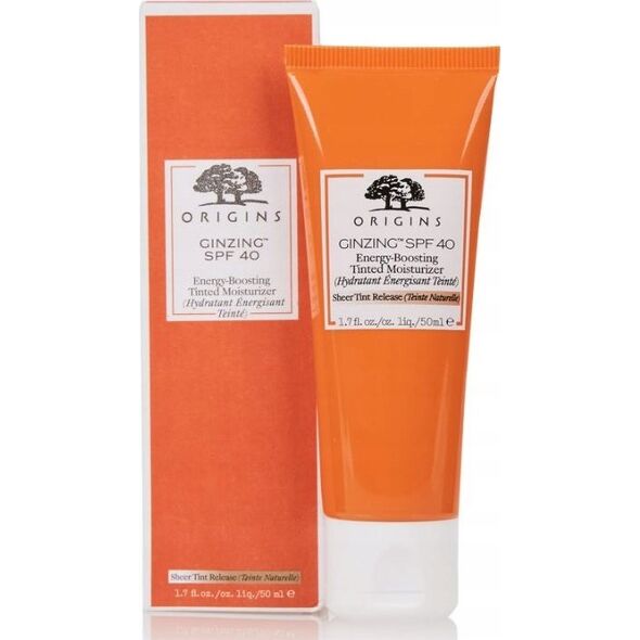 Origins Origins Ginzing Energy-Boosting Tinted Moisturizer SPF 40 gaivinamasis drėkinamasis kremas, 50 ml