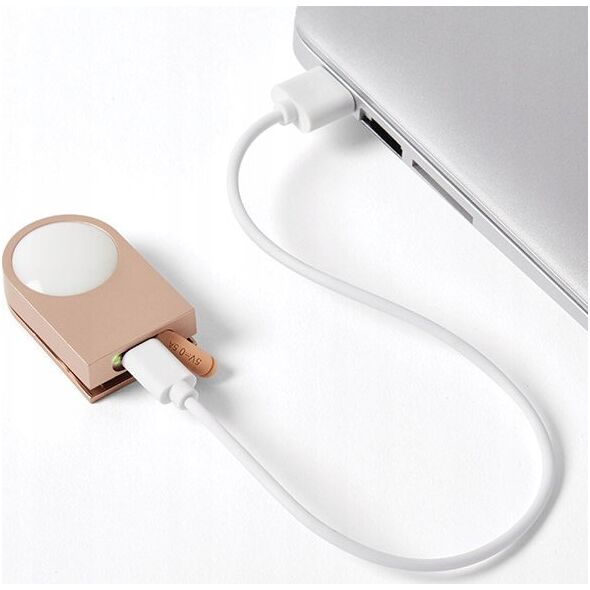 Lampka biurkowa Lexon Lexon Lucie LED clip gold/gold LL121D