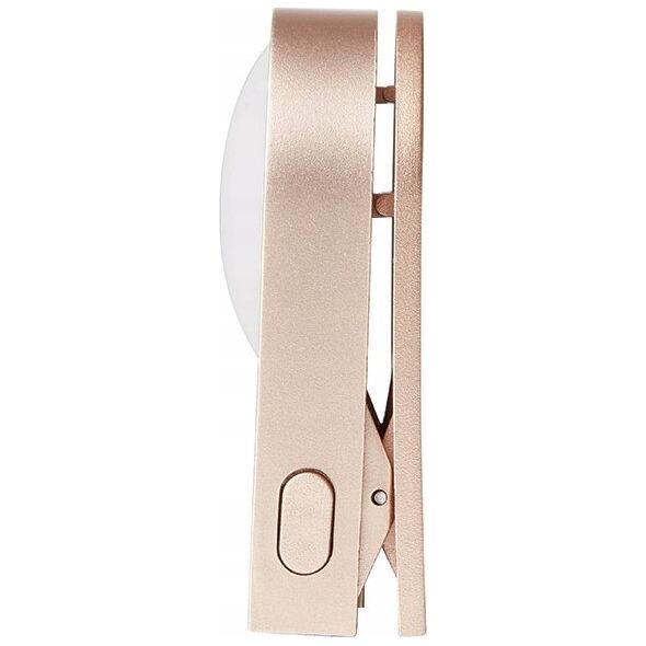 Lampka biurkowa Lexon Lexon Lucie LED clip gold/gold LL121D