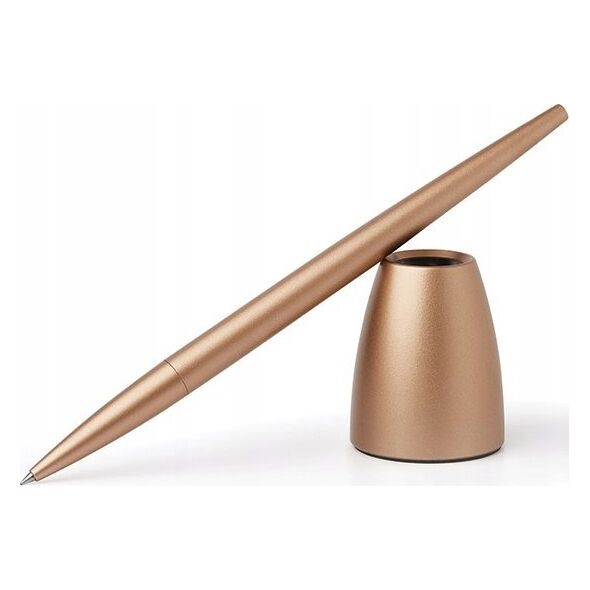 Lexon Lexon Scribalu Ballpoint pen with light gold/soft gold base LS64D7