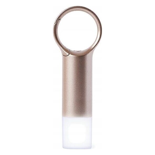 Latarka Lexon Lexon Nomaday Flash LED Keychain gold/gold LL137D