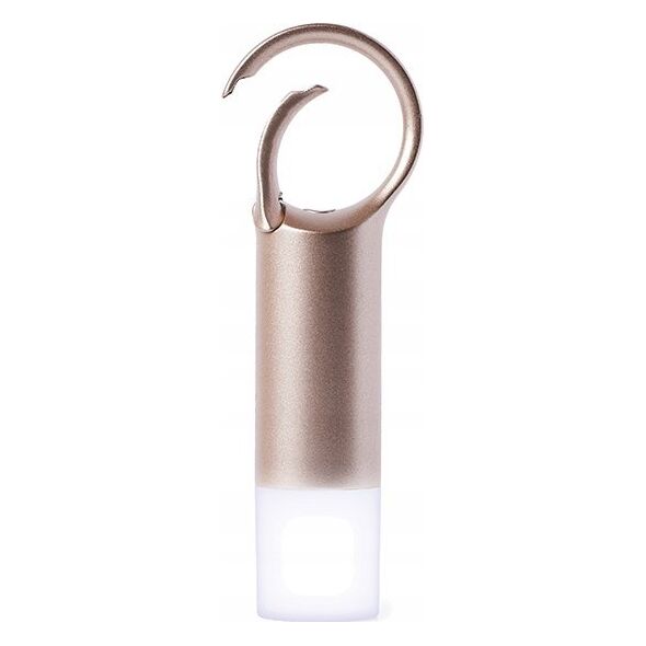 Latarka Lexon Lexon Nomaday Flash LED Keychain gold/gold LL137D