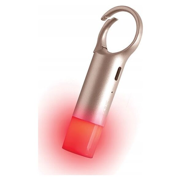 Latarka Lexon Lexon Nomaday Flash LED Keychain gold/gold LL137D