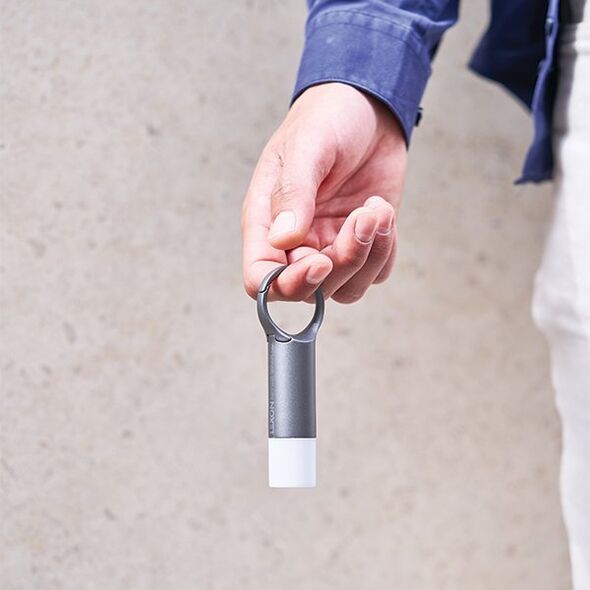 Latarka Lexon Lexon Nomaday Flash LED Keychain Gray/Gun LL137X
