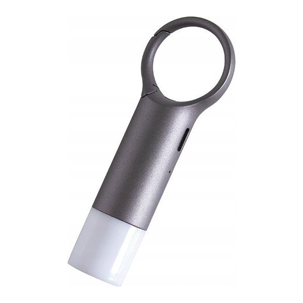 Latarka Lexon Lexon Nomaday Flash LED Keychain Gray/Gun LL137X