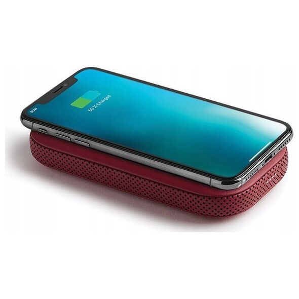 Lexon Lexon Powersound Inductive Powerbank 5000 mAh with Bluetooth speaker red LA128R