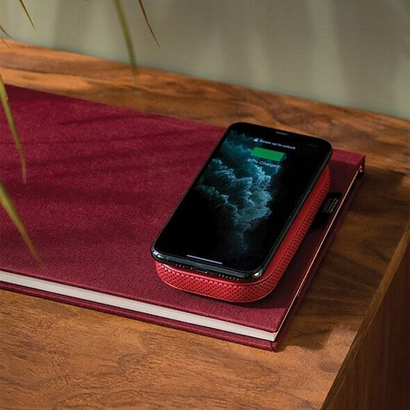 Lexon Lexon Powersound Inductive Powerbank 5000 mAh with Bluetooth speaker red LA128R