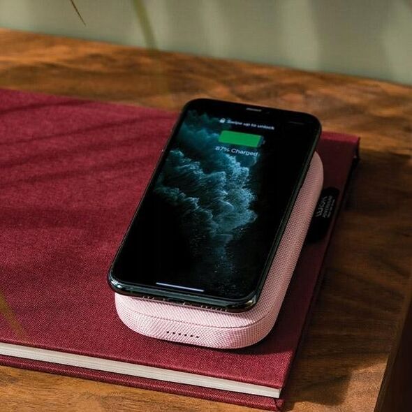 Lexon Lexon Powersound Inductive Powerbank 5000 mAh with Bluetooth Speaker Pink LA128P