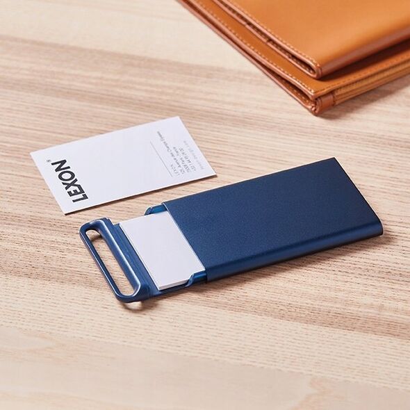Lexon Lexon Nomaday Card Business card holder dark blue LD144DB