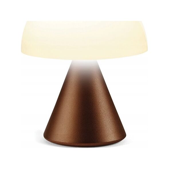 Lampka biurkowa Lexon Lexon Mina Mini LED Lamp Brown LH60BZ
