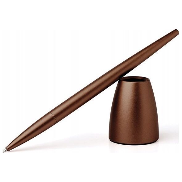 Lexon Lexon Scribalu Ballpoint pen with base brown/bronze LS64BZ