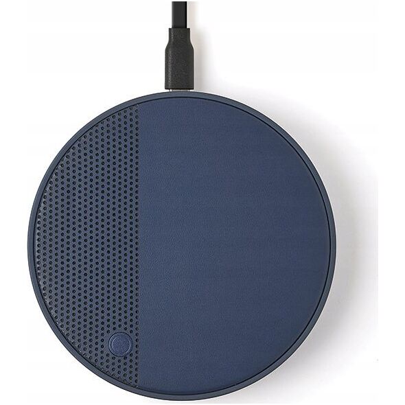 Głośnik Lexon Lexon Oslo Energy+ 10W wireless charger with bluetooth speaker dark blue/dark blue LL141DB