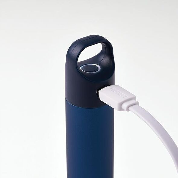 Lexon Lexon Nomaday UV Straw Reusable Straw with UV Disinfection Function Dark Blue/Dark Blue LL147DB