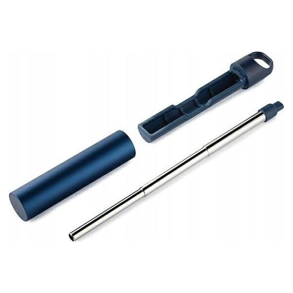 Lexon Lexon Nomaday UV Straw Reusable Straw with UV Disinfection Function Dark Blue/Dark Blue LL147DB