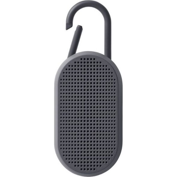 Głośnik Lexon Lexon Mino T Waterproof Speaker with Stand and Carabiner Gray/Grey LA124G