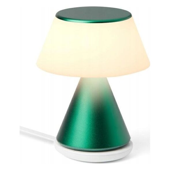 Lampa stołowa Lexon Lexon Luma M LED lamp dark green/dark green LH87DG1