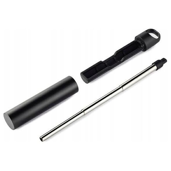 Lexon Lexon Nomaday UV Straw Reusable Straw with UV Disinfection Function Black/Black LL147N