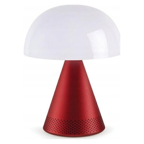Lampa stołowa Lexon Lexon Mina Audio L LED lamp with bluetooth speaker dark red LH76DR