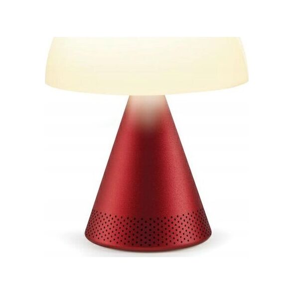 Lampa stołowa Lexon Lexon Mina Audio L LED lamp with bluetooth speaker dark red LH76DR