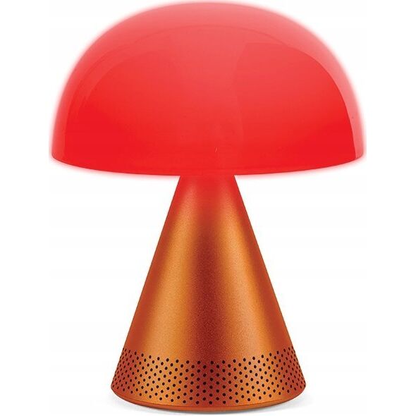 Lampa stołowa Lexon Lexon Mina Audio L LED Lamp with Bluetooth Speaker Orange/Orange LH76O1