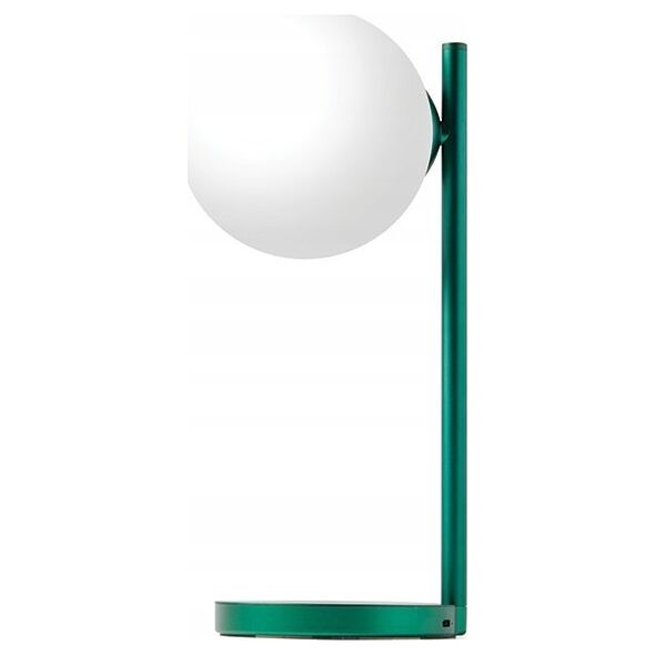 Lampa stołowa Lexon Lexon Bubble Lamp LED lamp with inductive charger 15W dark green LH70DG1