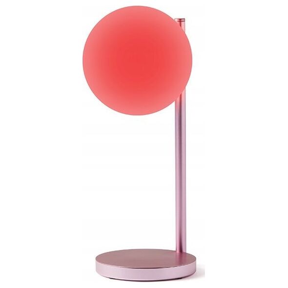 Lampa stołowa Lexon Lexon Bubble Lamp LED lamp with inductive charger 15W light pink LH70LP