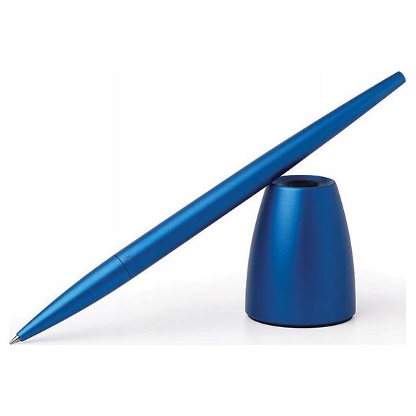 Lexon Lexon Scribalu Ballpoint pen with base blue/blue LS64B1