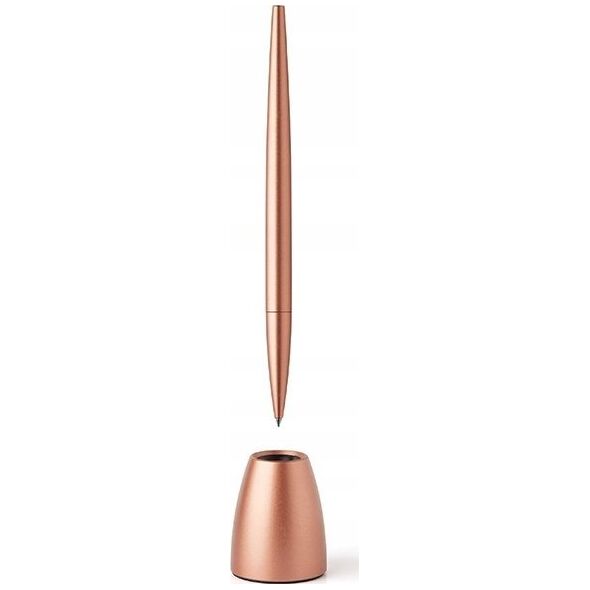 Lexon Lexon Scribalu Ballpoint pen with rose gold/soft gold base LS64P1