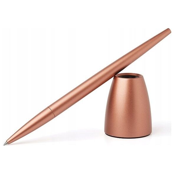Lexon Lexon Scribalu Ballpoint pen with rose gold/soft gold base LS64P1