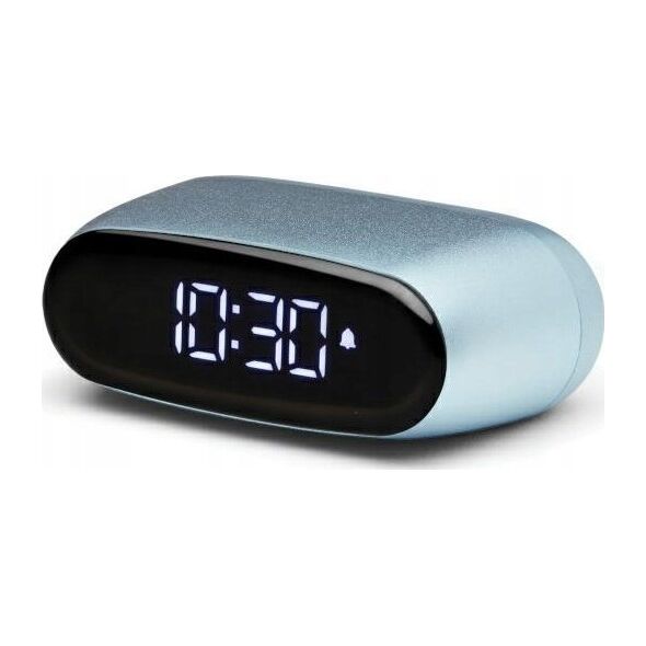 Lampa stołowa Lexon Lexon Minute Alarm Clock Mini Light Blue/Light Blue LR154LB1