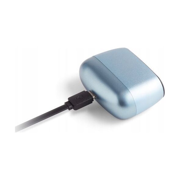 Lampa stołowa Lexon Lexon Minute Alarm Clock Mini Light Blue/Light Blue LR154LB1