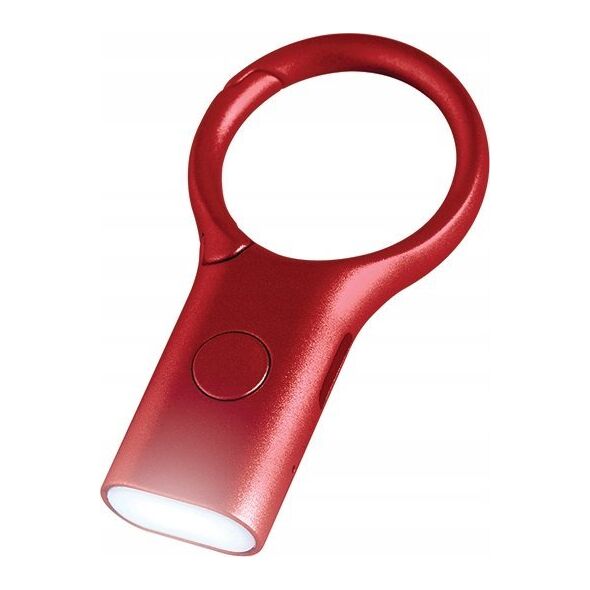 Lexon Lexon Nomaday Keychain with flashlight dark red LL136DR