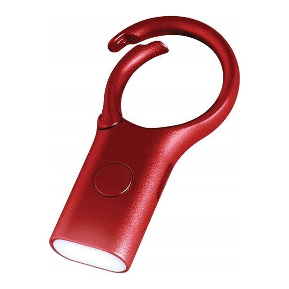 Lexon Lexon Nomaday Keychain with flashlight dark red LL136DR