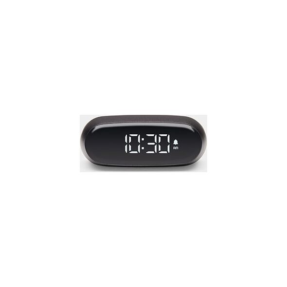 Lampa stołowa Lexon Lexon Minute Alarm Clock Mini Gray/Gun LR154X