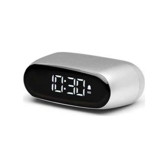 Lampa stołowa Lexon Lexon Minut Alarm clock mini aluminum/alu poly LR154AP