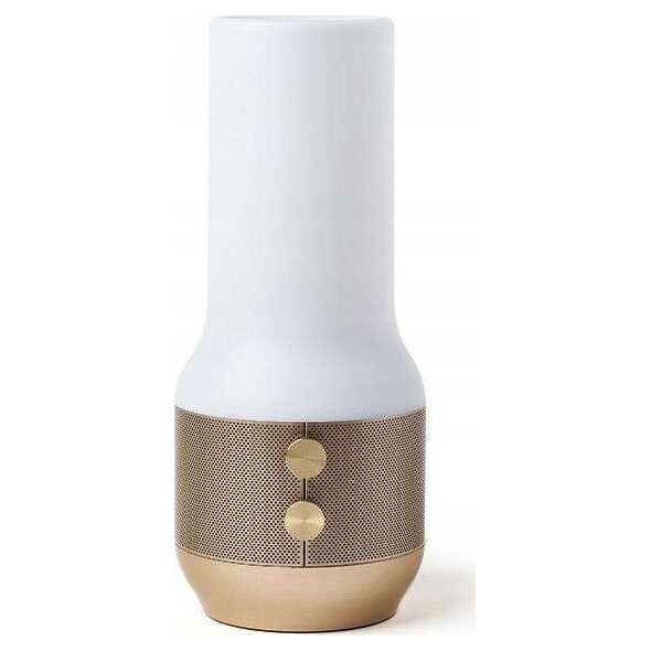 Lampa stołowa Lexon Lexon Terrace+ 3in1 LED lamp with speaker and power bank gold/gold LA134D