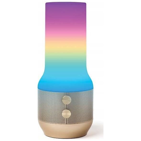 Lampa stołowa Lexon Lexon Terrace+ 3in1 LED lamp with speaker and power bank gold/gold LA134D