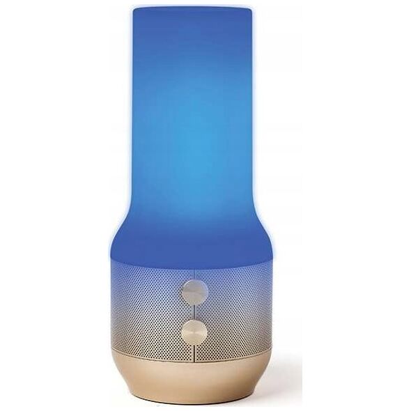 Lampa stołowa Lexon Lexon Terrace+ 3in1 LED lamp with speaker and power bank gold/gold LA134D