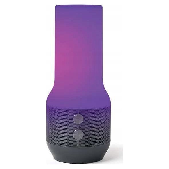 Lampa stołowa Lexon Lexon Terrace+ 3in1 LED lamp with speaker and power bank dark gray/gun LA134X