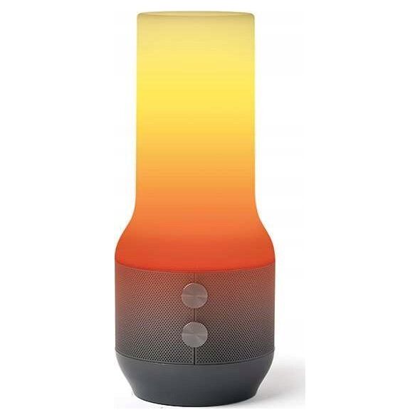 Lampa stołowa Lexon Lexon Terrace+ 3in1 LED lamp with speaker and power bank dark gray/gun LA134X