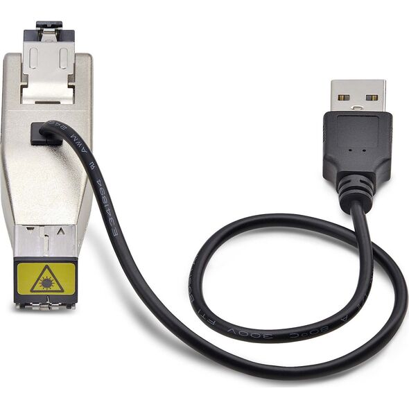 Konwerter światłowodowy StarTech StarTech D01ML55U-FIBER-MEDIA konwerter sieciowy 1000 Mbit/s 1310 nm Multifunkcyjny, Pojedynczy Czarny, Srebrny