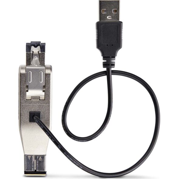 Konwerter światłowodowy StarTech StarTech D01ML55U-FIBER-MEDIA konwerter sieciowy 1000 Mbit/s 1310 nm Multifunkcyjny, Pojedynczy Czarny, Srebrny