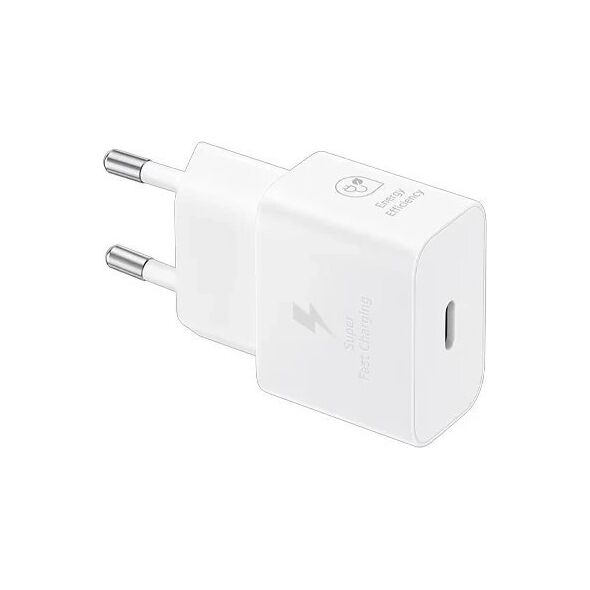 Ładowarka Samsung Ładowarka sieciowa Samsung EP-T2510NWEGWW GaN USB-C 25W SFC - biała