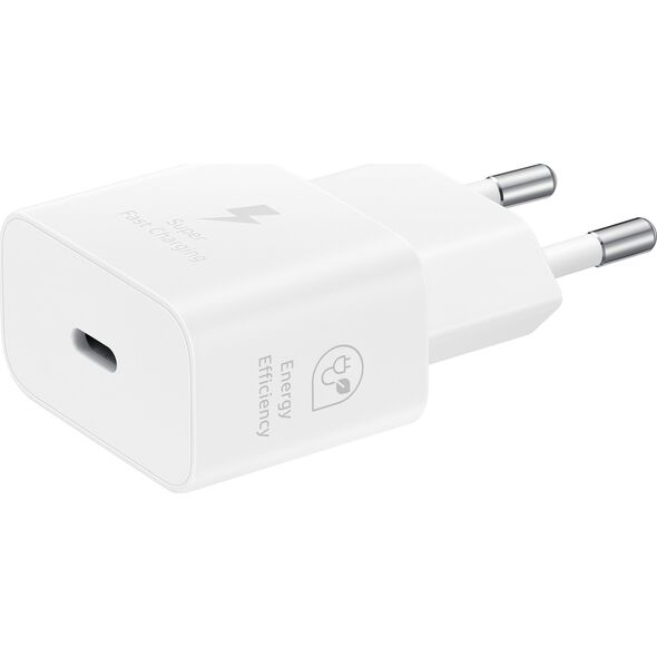 Ładowarka Samsung Ładowarka sieciowa Samsung EP-T2510NWEGWW GaN USB-C 25W SFC - biała