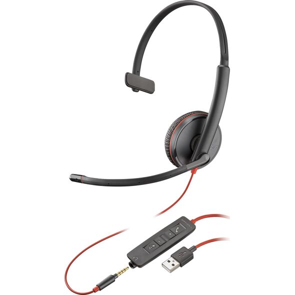 Słuchawki Poly Blackwire 3215 Monaural USB-A