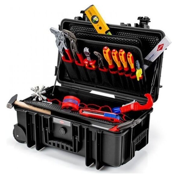 Knipex WALIZKA NARZĘDZIOWA ROBUST26 DLA MONTERÓW INSTALACJI SANIT. (1 KPL)