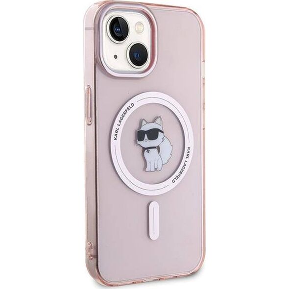 Karl Lagerfeld Karl Lagerfeld KLHMP15SHFCCNOP iPhone 15 / 14 / 13 6.1" różowy/pink hardcase IML Choupette MagSafe
