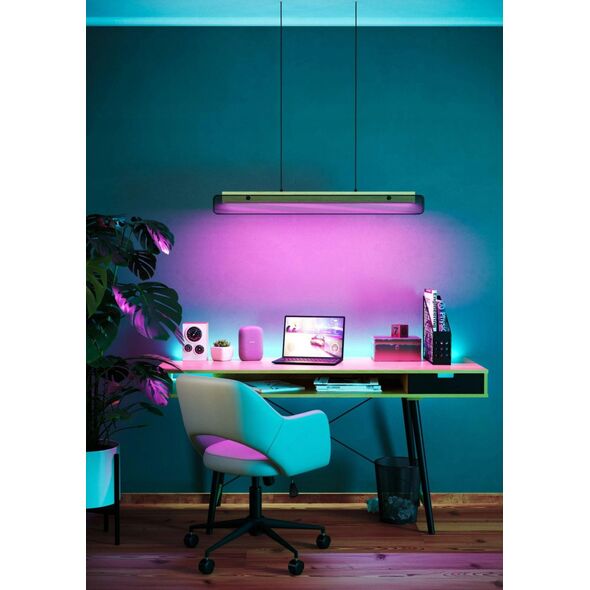 EGLO EGLO KOKOMO LANGBORD RGB CCT SORT/NATUR
