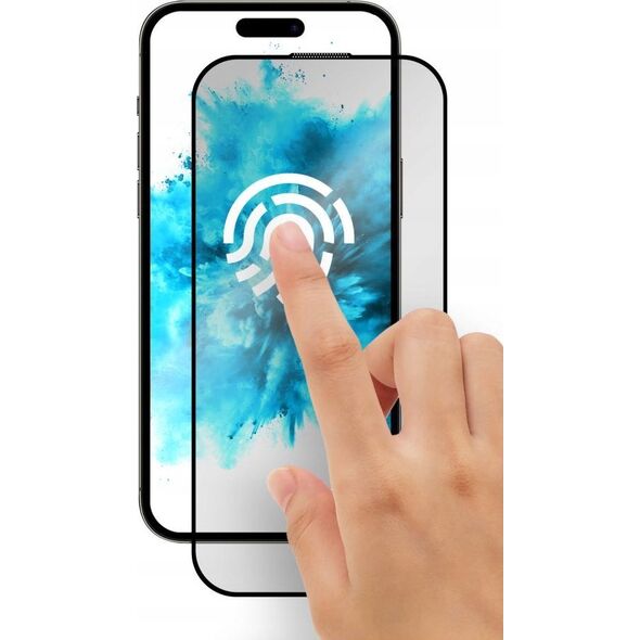Fixed Fixed | Privacy Full Cover | Apple | iPhone 16 Plus | Tempered Glass | Black | Screen Protector