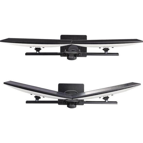 StarTech StarTech 2MC1S-MONITOR-STAND uchwyt / stojak do monitorów 68,6 cm (27") Biurko Czarny